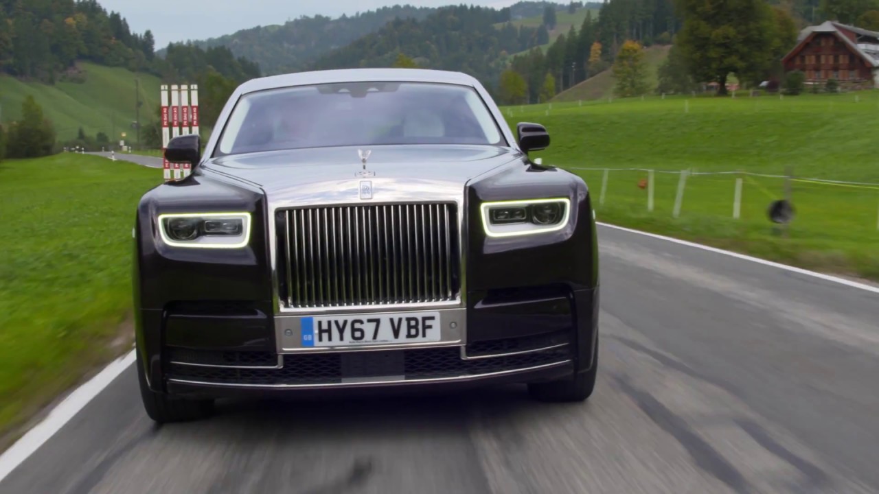 The new Rolls Royce Phantom EWB in Rural Setting
