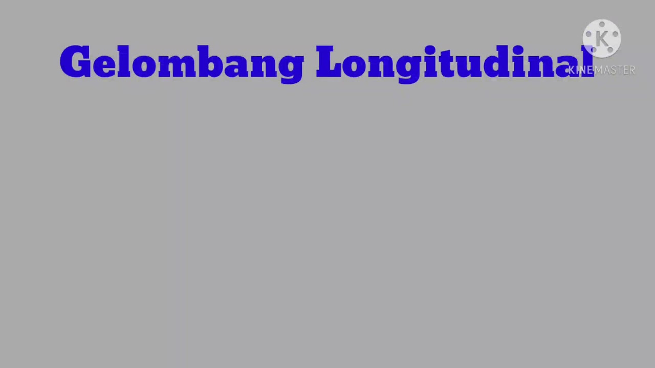 Gelombang Longitudinal