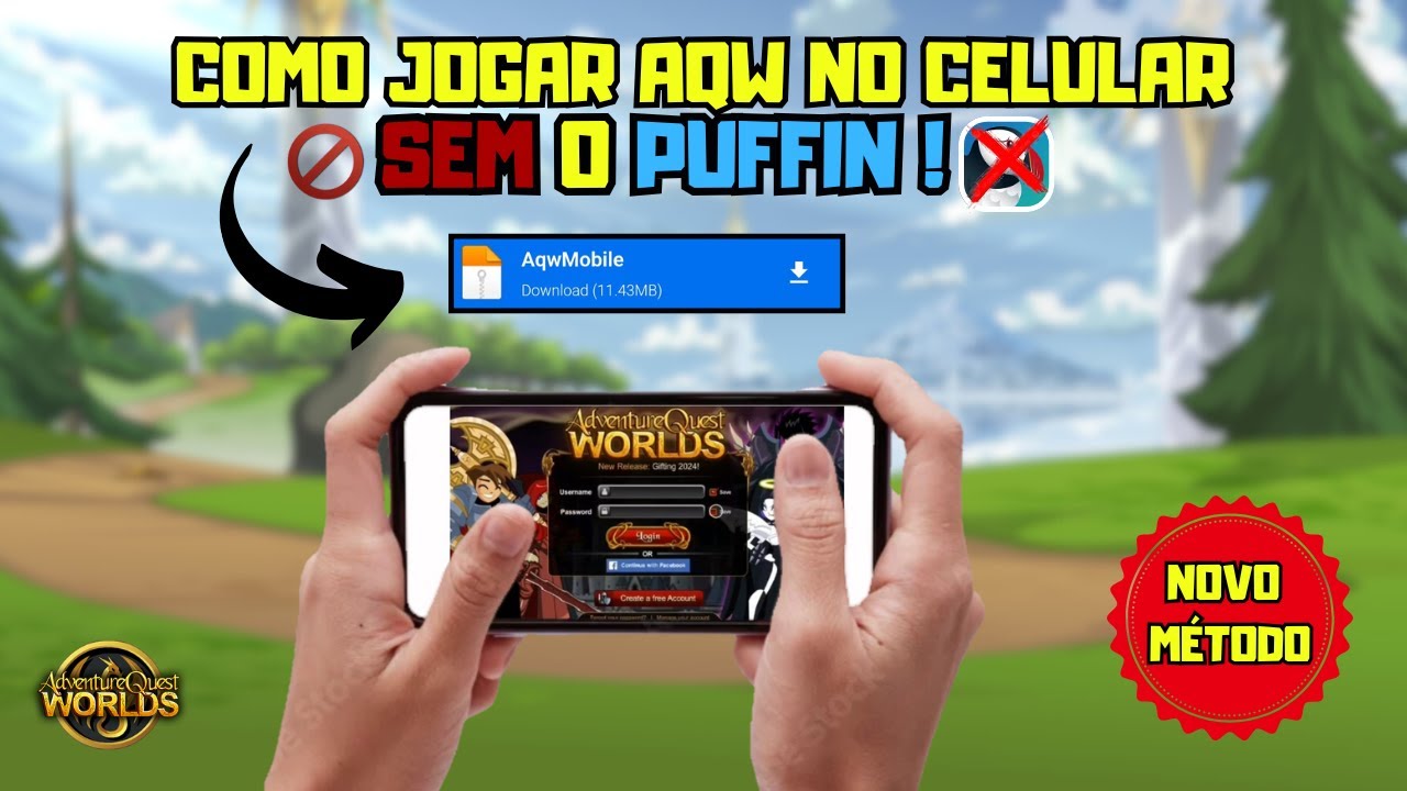 Como Jogar AQW no Celular em 2026 (Sem Puffin | Novo M&eacute;todo)