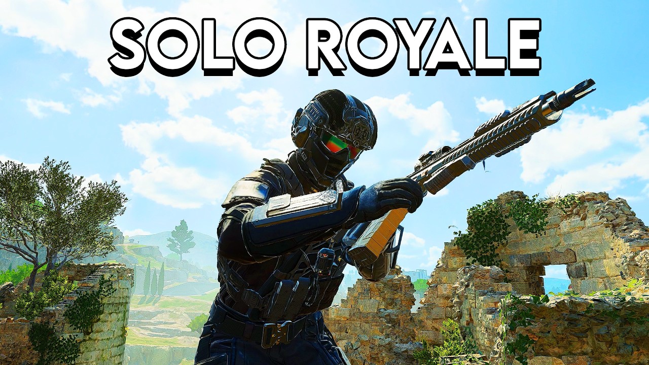 Победа в одиночном режиме Black Ops Royale!