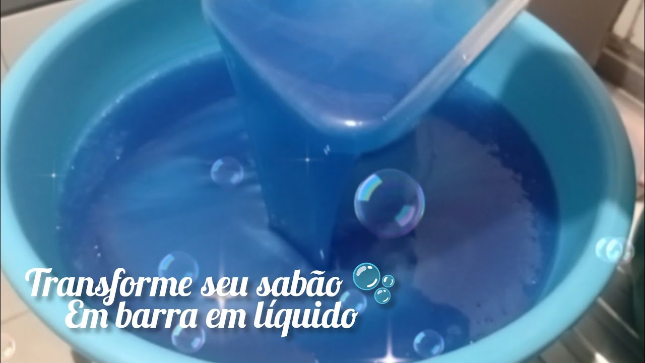 Sabão de Soda em Barra? Veja Como Fazer Líquido Perfeito