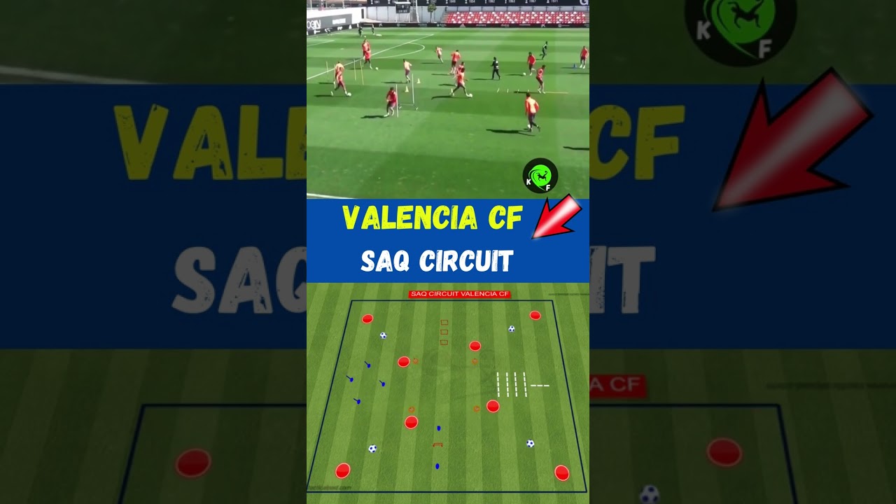 🎯Speed - Agility - Quickness Training Soccer (SAQ) / VALENCIA CF#shorts #soccer #football