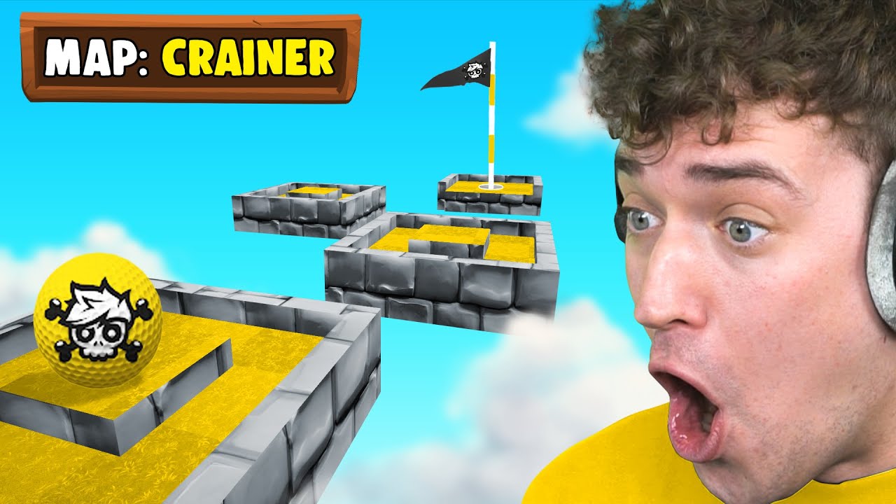 Playing The CRAINER DEATHRUN In GOLF IT!