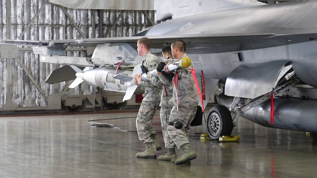 F-16 Missile Loading Demo