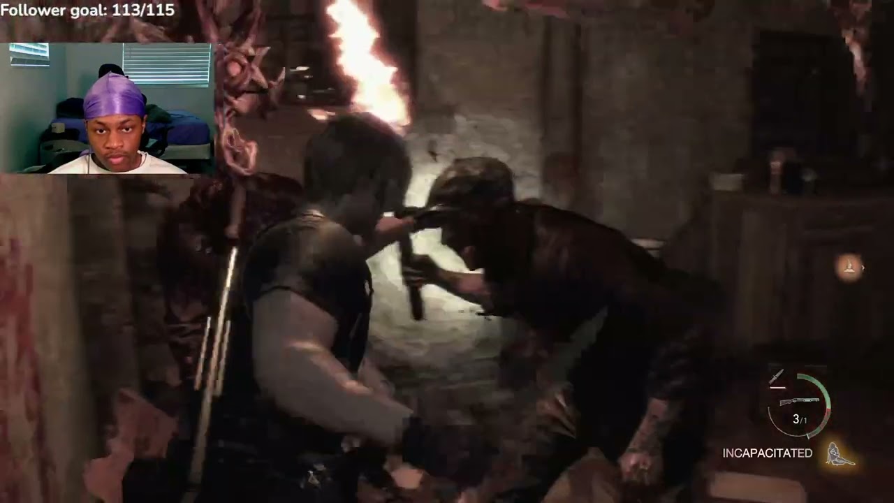 SpaceManNoHelmet Plays Resident Evil 4 Remake Part 2 LEONNN HEEELLLPPP | VOD April 1, 2023