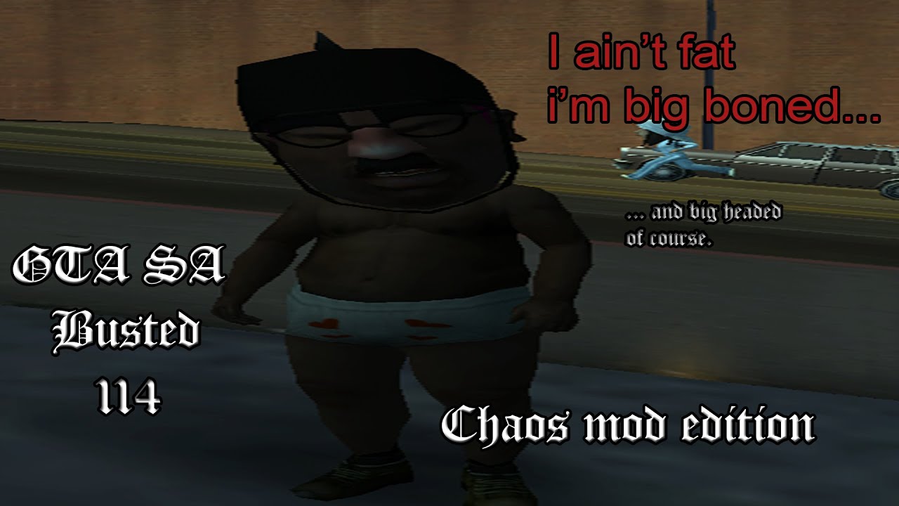 GTA SA BUSTED 114 (Chaos mod edition)