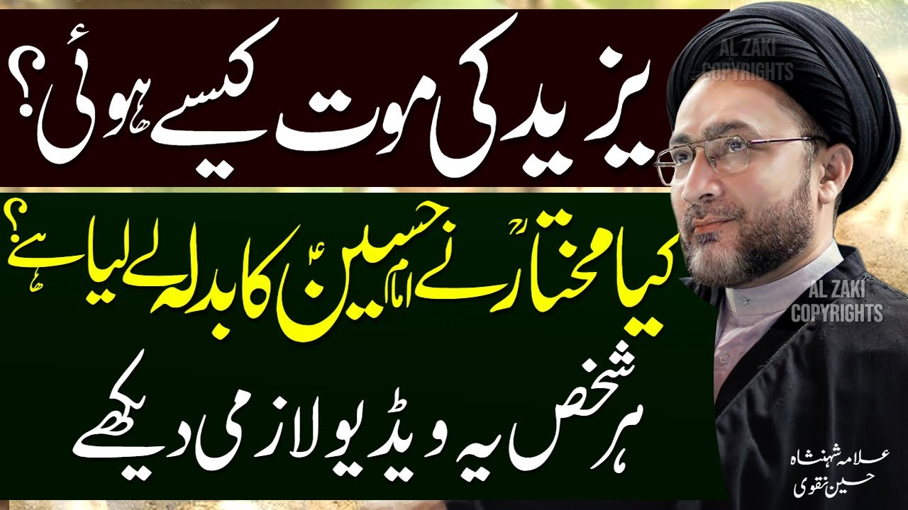 Kya Mukhtar Ne Imam Hussain Ka Badla Le Lia Hai | Allama Shahenshah Hussain Naqvi