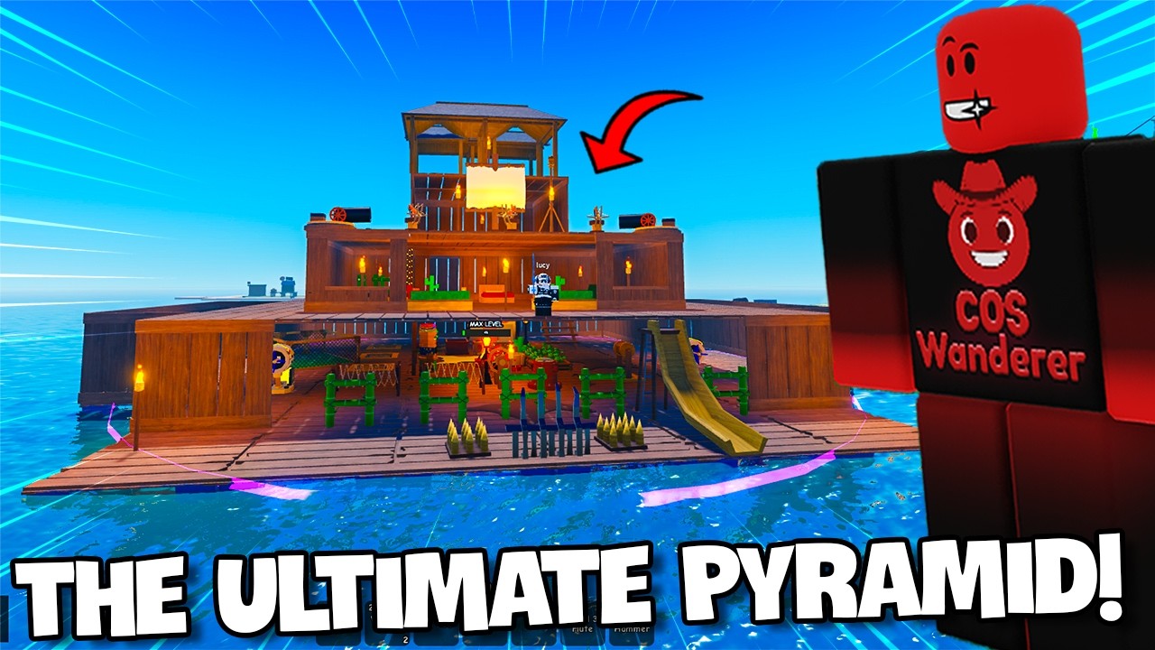 I Built the Ultimate Pyramid in Raft 101 Survival
