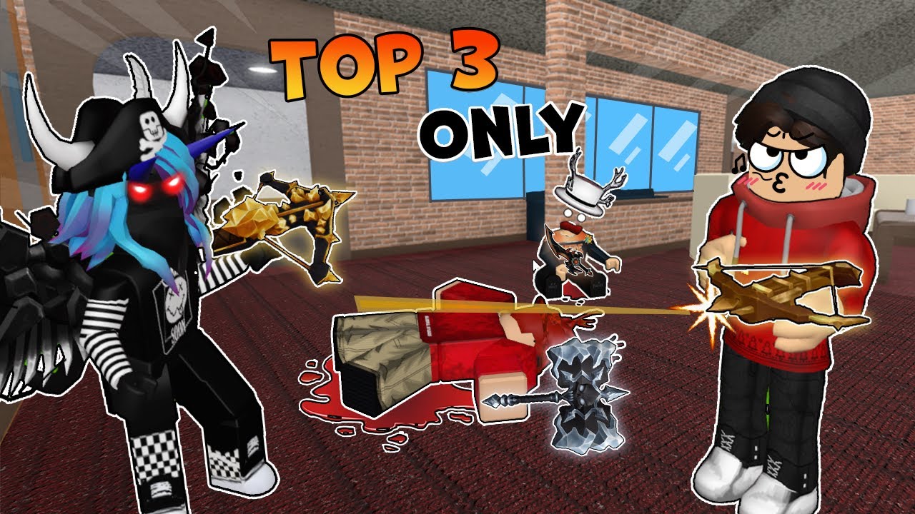 Top MM2 Players ONLY Gameplay (Murder Mystery 2)