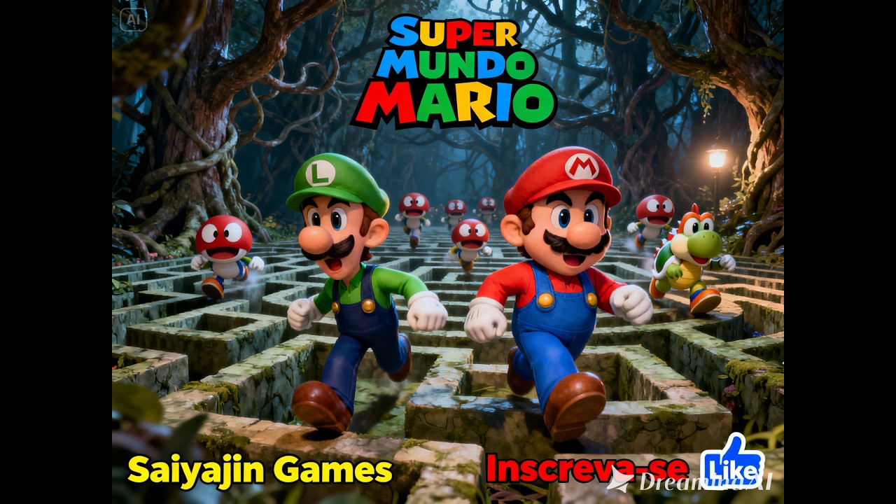 🌳🍄 MARIO PERDIDO NA FLORESTA MISTERIOSA!  🌿 AVENTURA INSANA na Terra das Florestas! #snes #mario