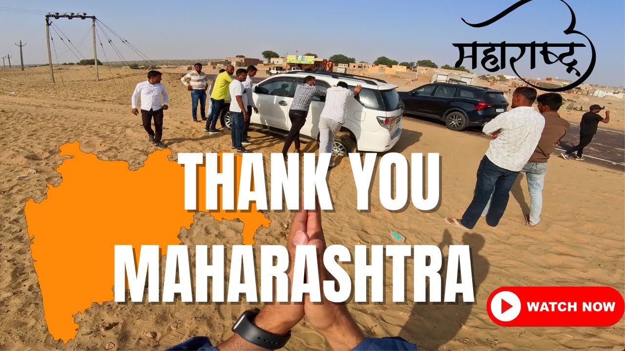 🙏 Maharashtra People United In Rajasthan To Rescue Fortuner😱