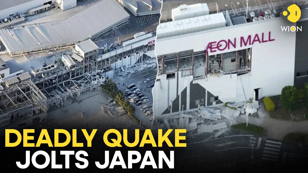 Japan Earthquake | MOMENT: 7.1 Magnitude Quake Triggers Mall Explosion In Japan | WION Originals