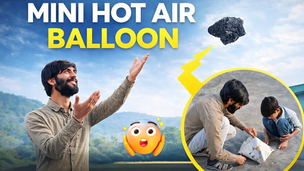 Mini Hot Air Balloon🎈 with Newspaper 😱 | अखबार से हॉट एयर बैलून कैसे बनाएं घर पर |