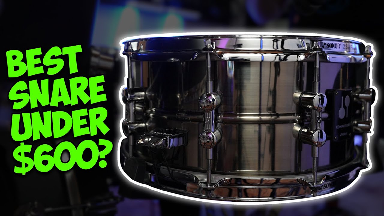 The BEST Snare Drum Under $600? Sonor Kompressor Brass 6.5