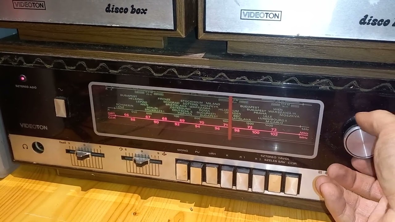 Videoton RA 4312A S Disco Baby TESTING After Repair