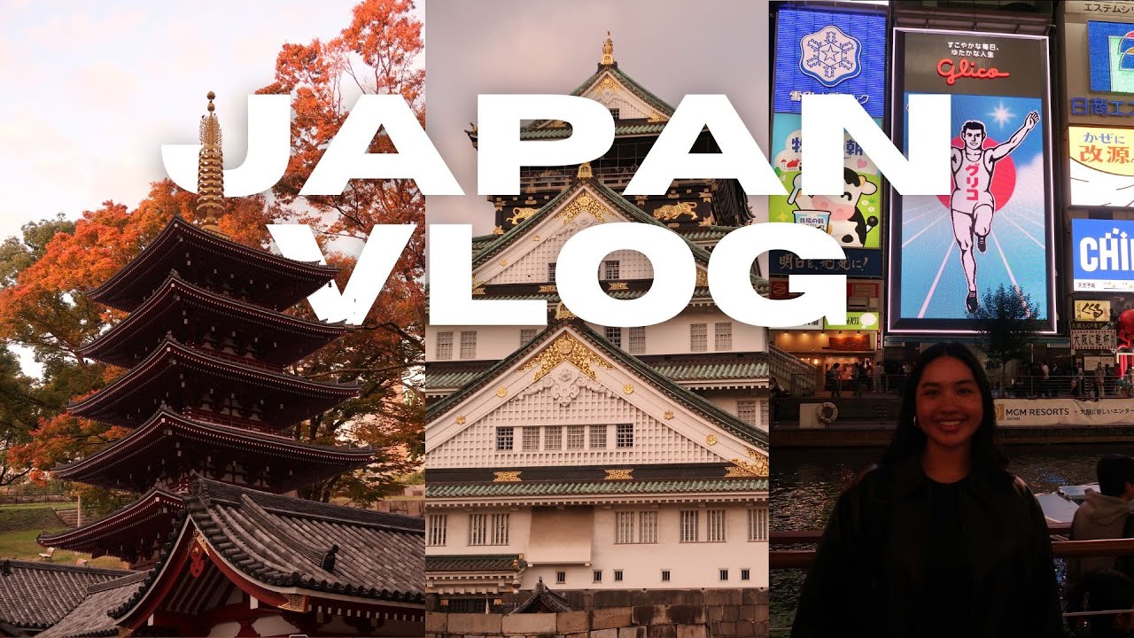 JAPAN VLOG | day trip to osaka & kyoto, things to do in japan