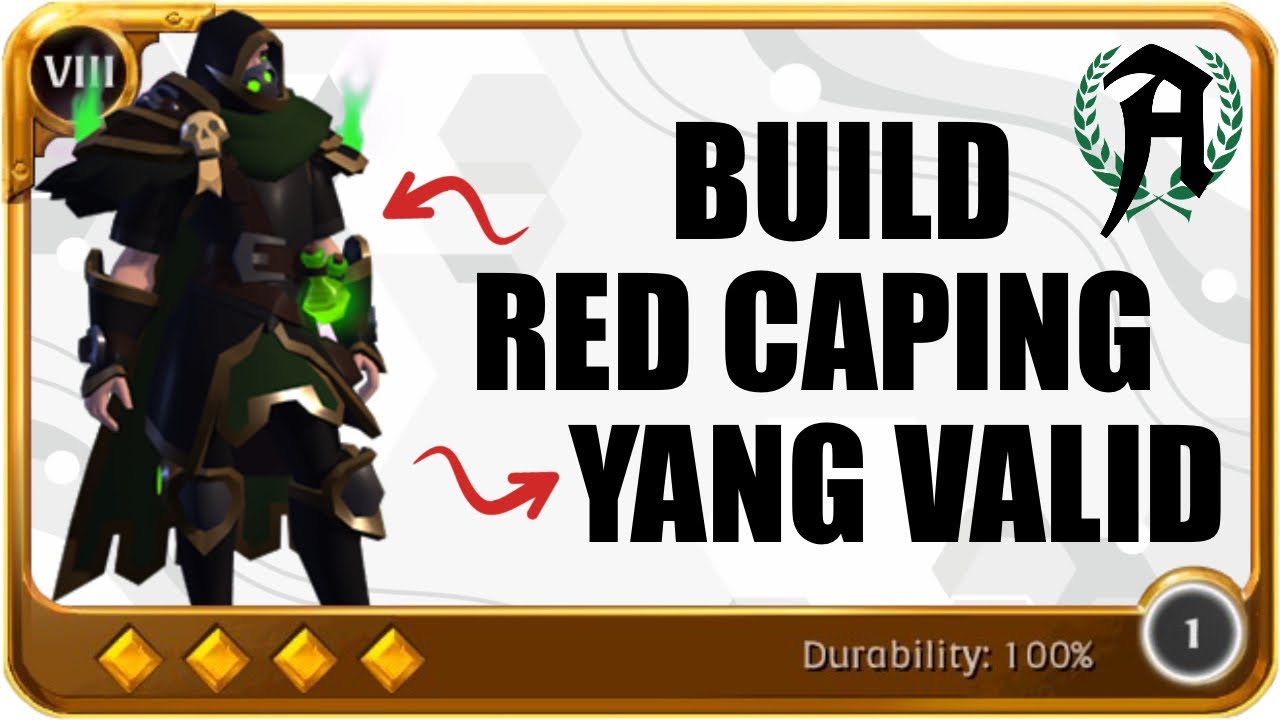 BUILD RED CAPING YANG VALID! DIJAMIN GAK KENA MARAH! - ALBION ONLINE ASIA