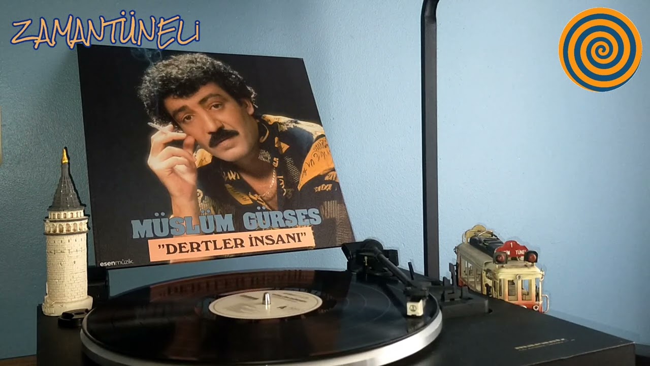 Müslüm GÜRSES ''DERTLER İNSANI'' Orjinal LongPlay Plak Kaydı