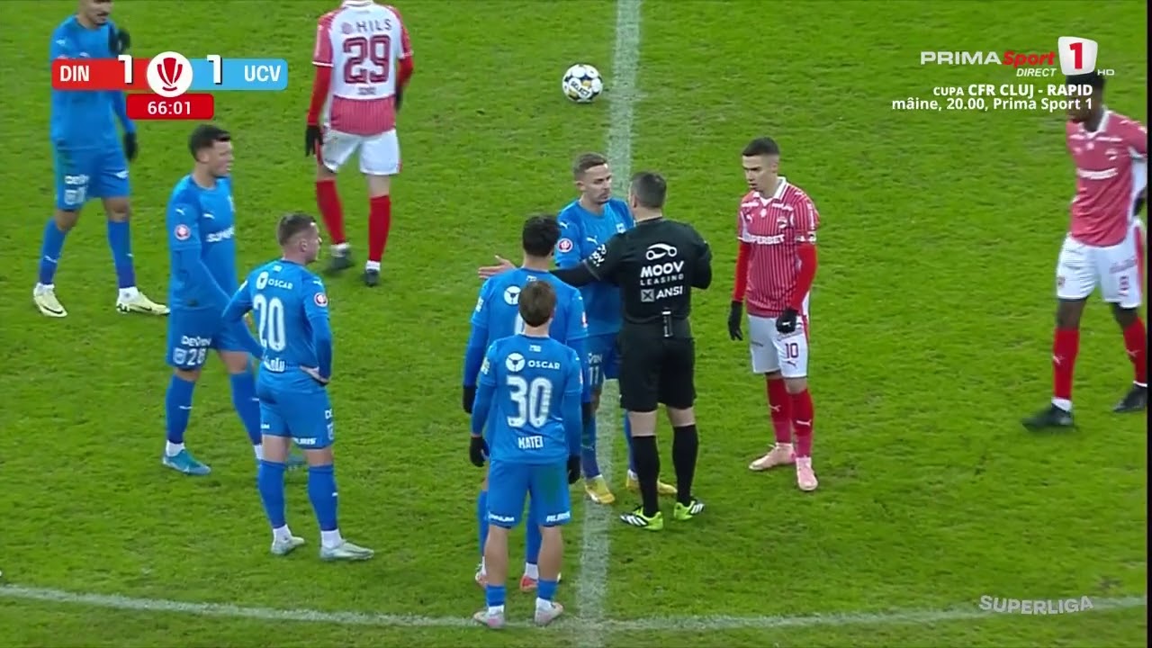 GOOL Craiova după o fază aproape identică. E din nou egalitate