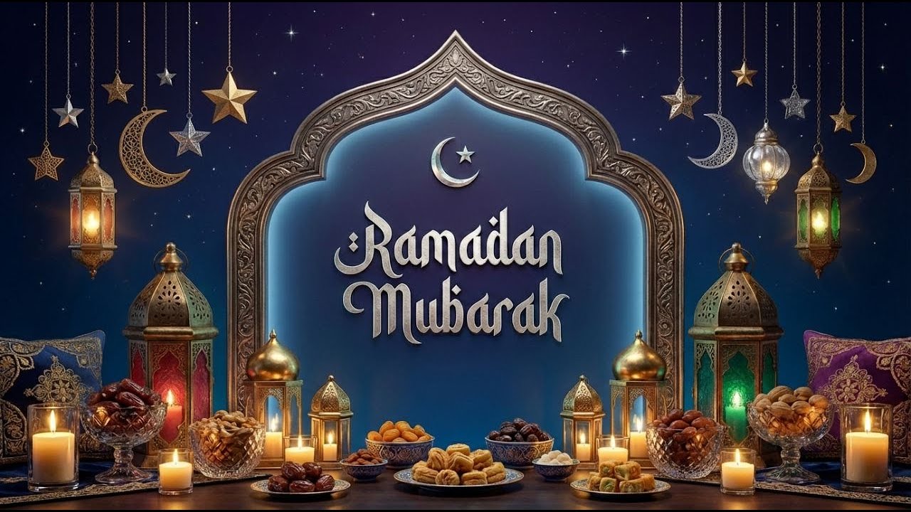 Ramadan Mubarak 2026 - 1447 H 🕌 Calm Spiritual Islamic Background Music
