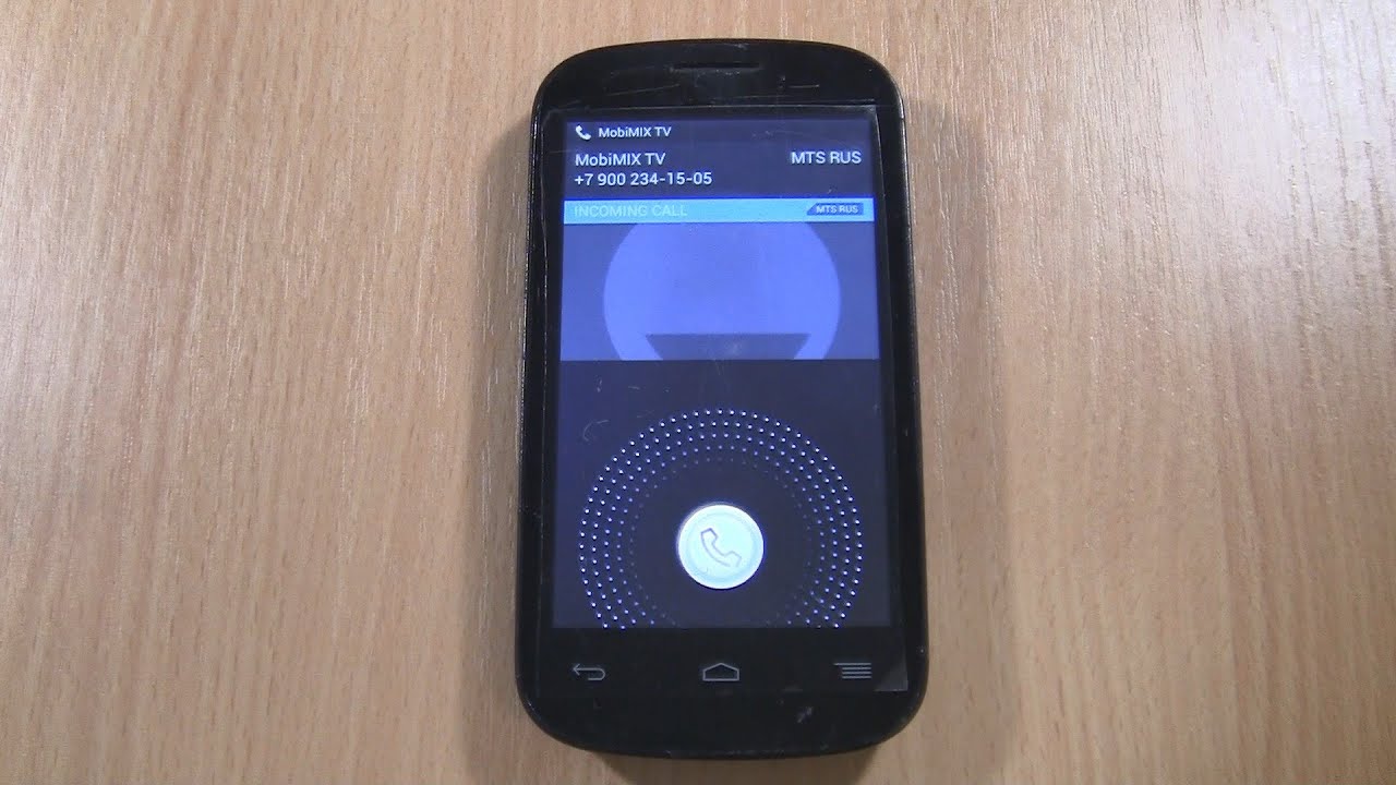 Alcatel ONETOUCH POP C2 4032D incoming call