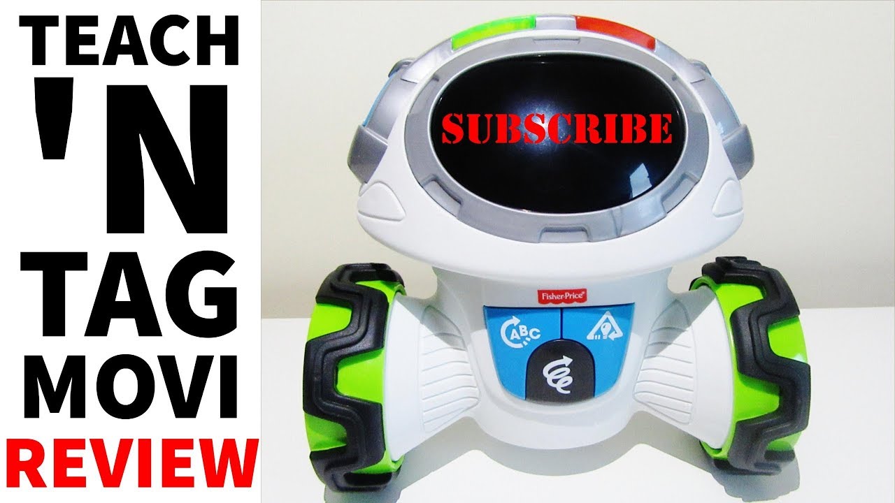 Fisher Price Think And Learn Teach 'N Tag Movi Robot Review