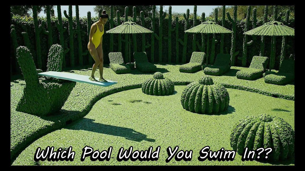 Which Pool Would You Swim In AI ASMR | Satisfying Fantasy Pools