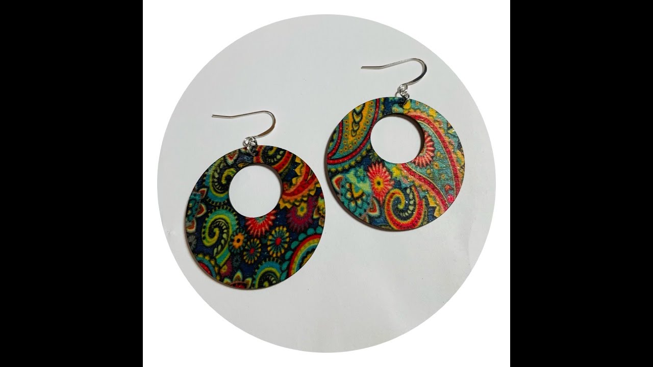Sublimating on Wooden Earring Blanks with Mini Press