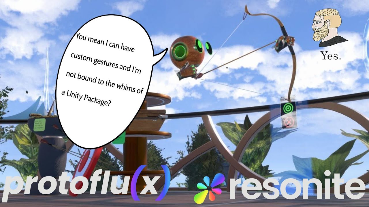 Resonite! Intro to Protoflux. Setting Up Simple Custom Avatar Gestures!