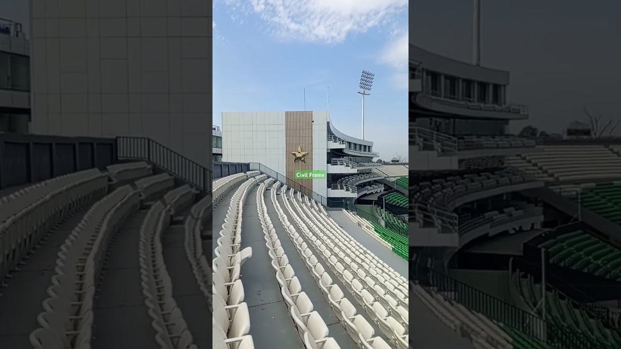 Gaddafi Stadium Gears Up for PSL 2025 #gaddafistadium #cricket #trending #psl #fyp#babarazam #foryou