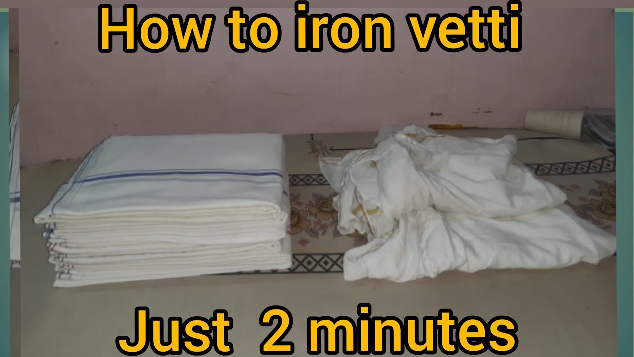 vetti ironing step by step easily just 2 minutes