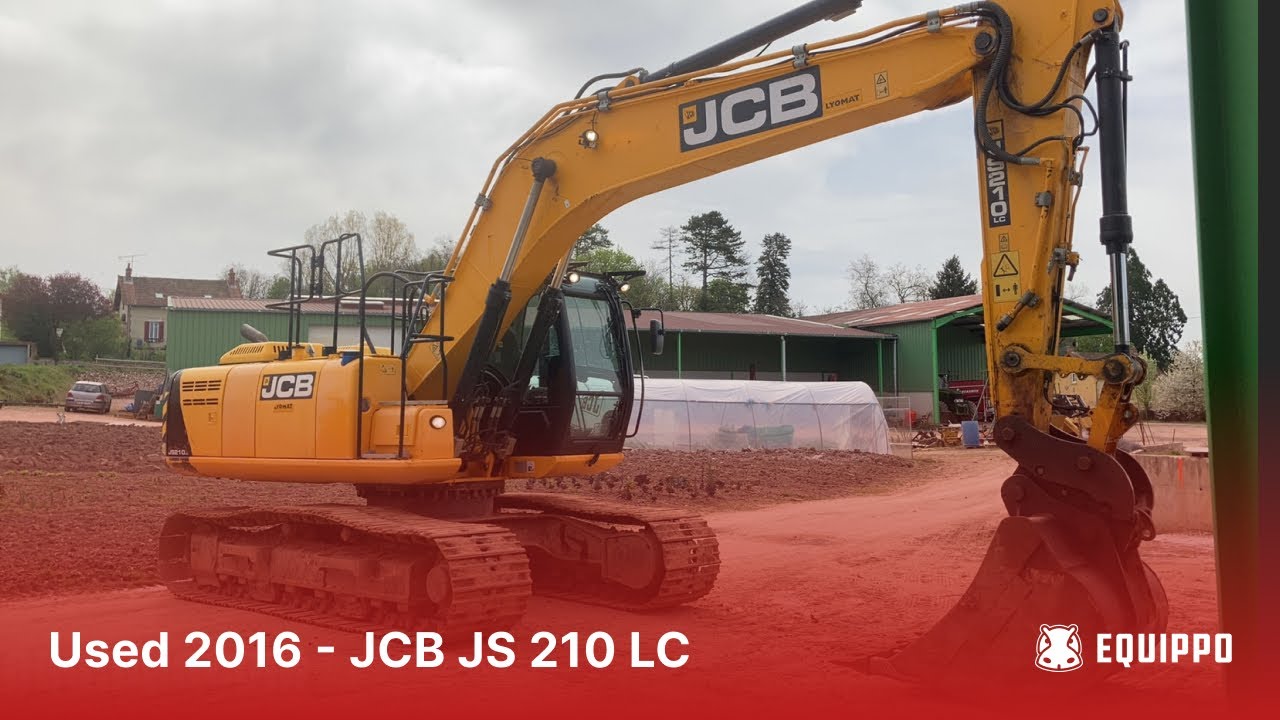 Used 2016 - JCB JS 210 LC | Used Tracked Excavator | equippo.com | Used heavy equipment