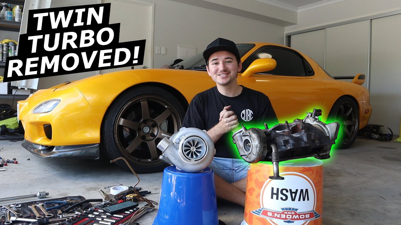 RX7'S BIGGEST ISSUE IS NOW GONE! - Taking out the Factory twin Turbo's