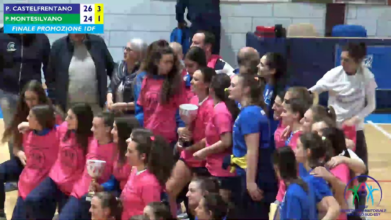 FINALE PROMOZIONE 1 DIVISIONE FEMMINILE - PALLAVOLO CASTELFRENTANO - PALLAVOLO MONTESILVANO