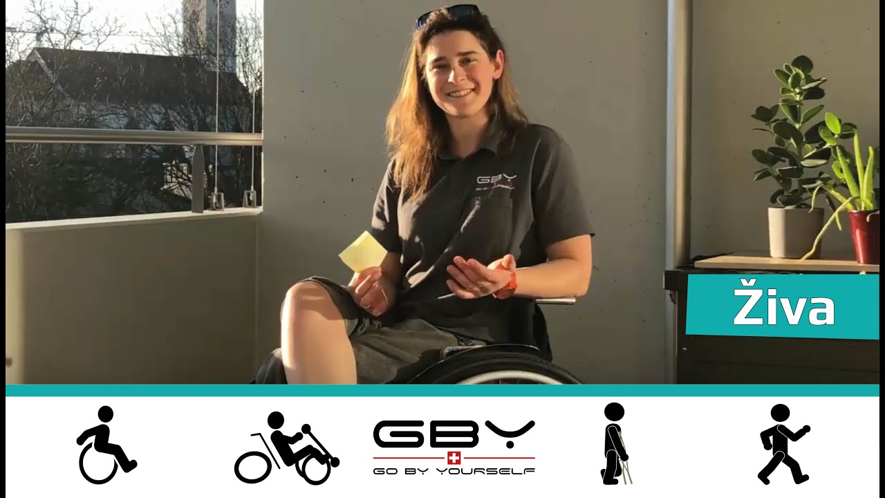 GBY SWISS - Meet Živa, GBY's Internship, paraplegic in a wheel chair since 2018