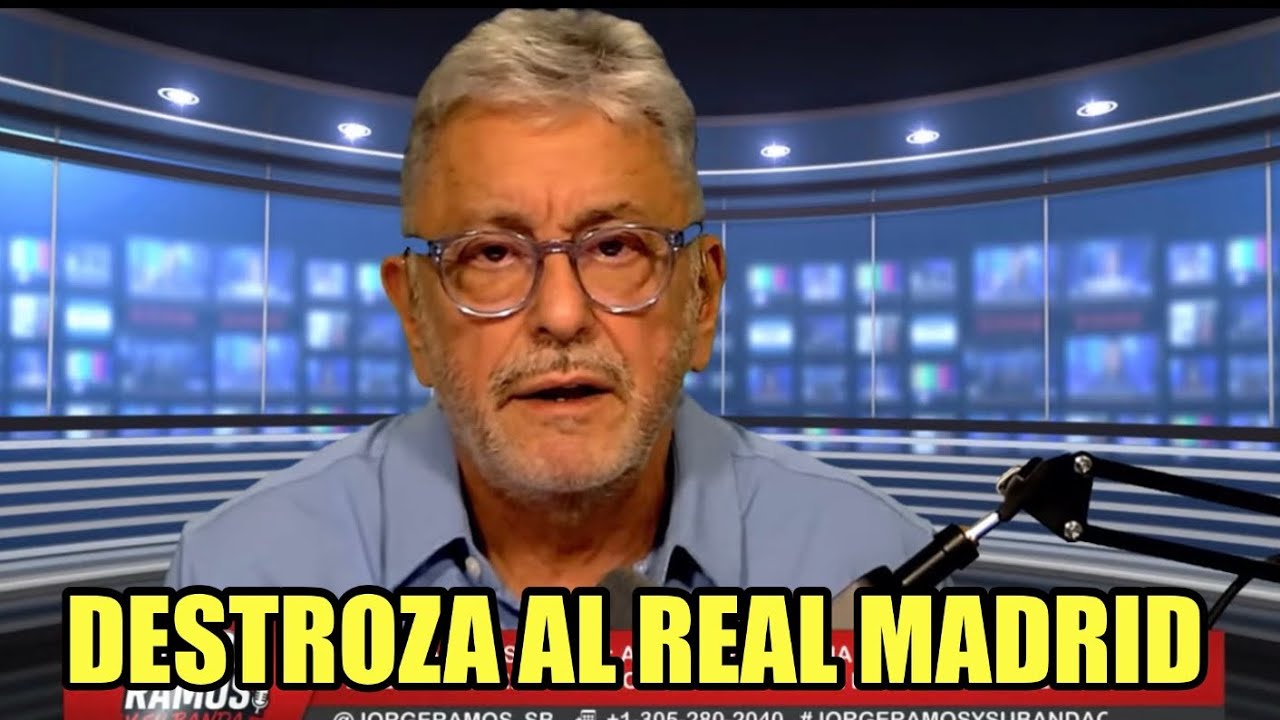 JORGE RAMOS CONTUNDENTE! EL REAL MADRID UTILIZA EL TEMA NEGREIRA PARA TAPAR SUS FRACASOS!!!