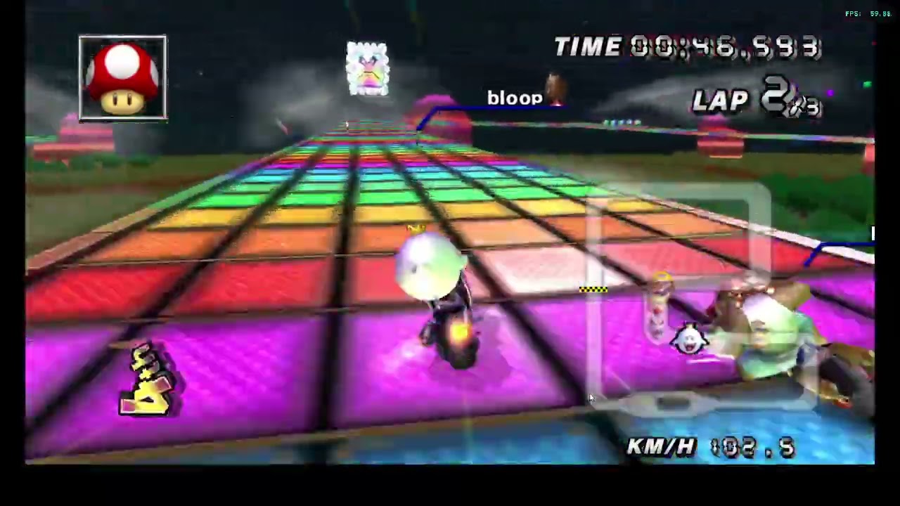 SNES Rainbow Road U