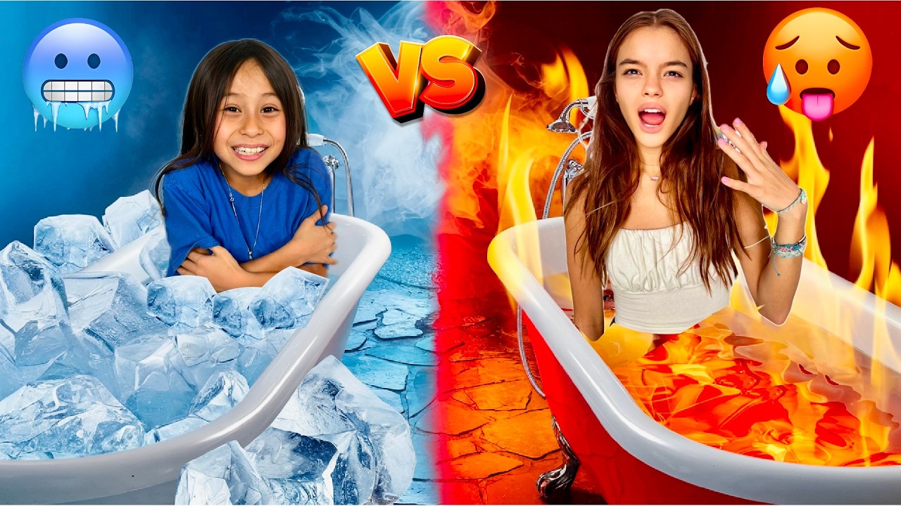 QUENTE vs FRIO | OS MELHORES DESAFIOS  Do Mundo da Vivi 🥵vs🥶