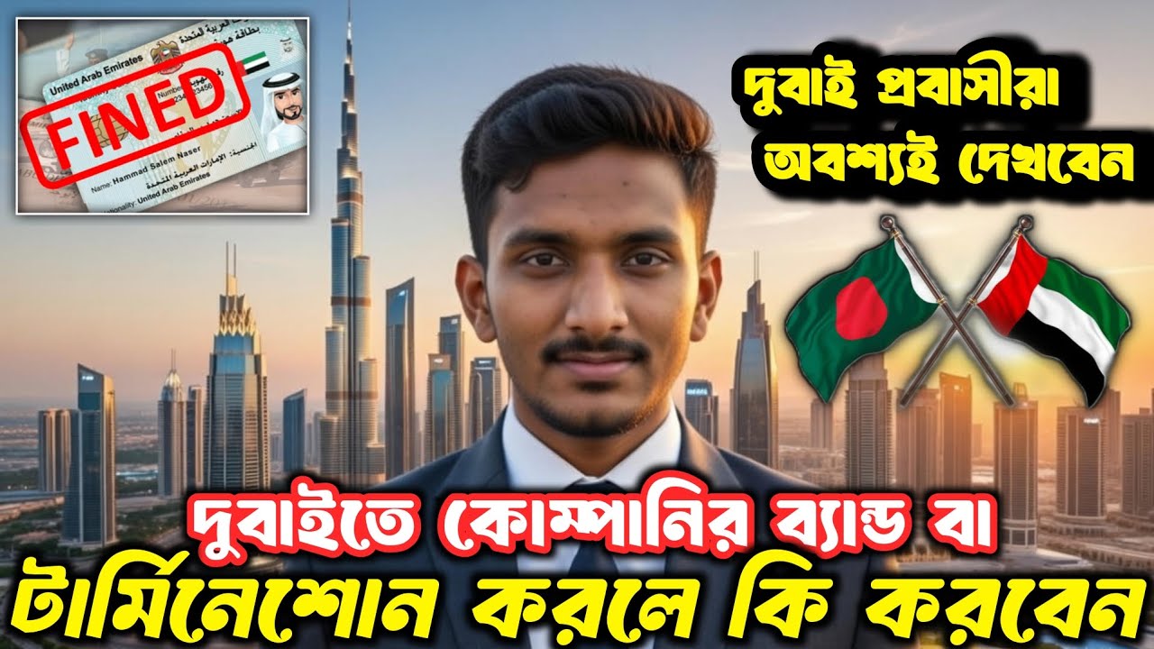 দুবাইতে কোম্পানি ব্যান্ড বা টার্মিনেশন হলে করণীয় কী? | Dubai Company Band/Termination Rules 2026