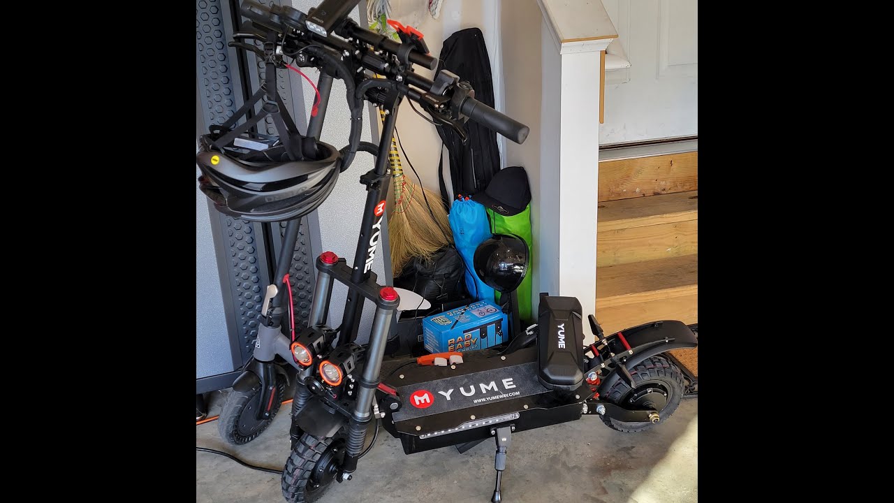 Scooters - YUME Y10 review   Stem Wobble.  electric scooter. escooter. e-scooter.