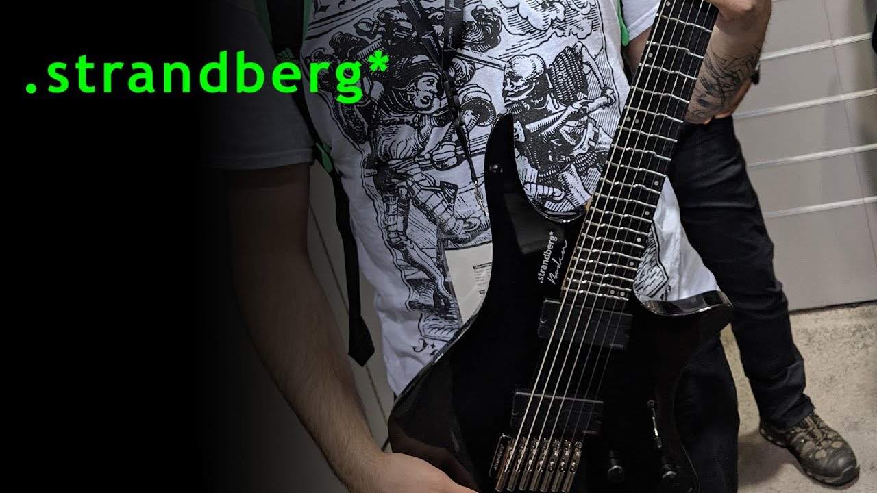 Strandberg Guitars (True Temperament Frets, Sarah Longfield Sig Model) NAMM 2019 Booth Walkthrough