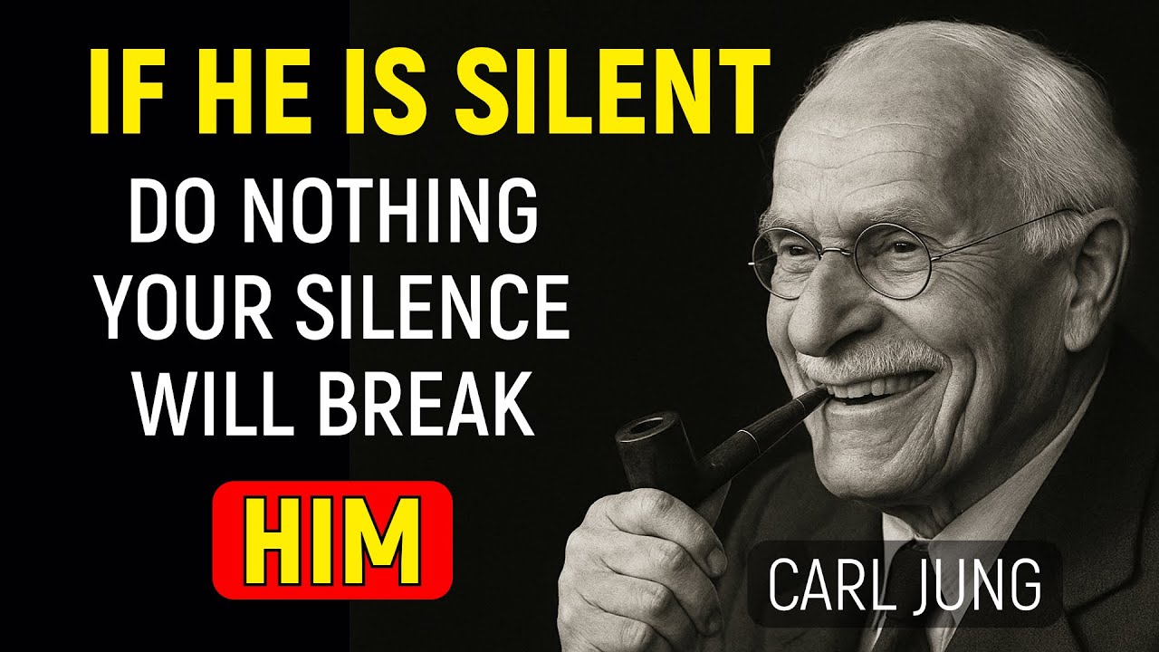 When a man goes silent do THIS and he will start to fear losing you | Carl Jung