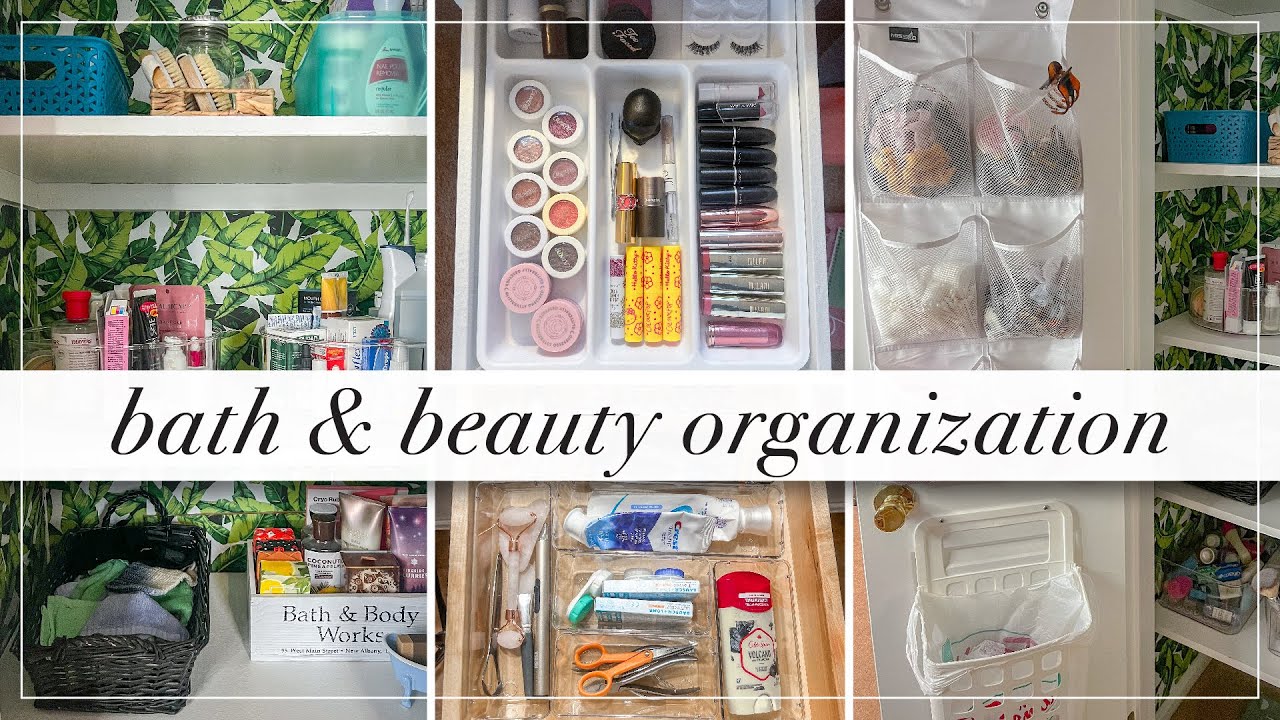 Bathroom Closet Organization | Beauty Product Declutter | Beauty Organization Ideas