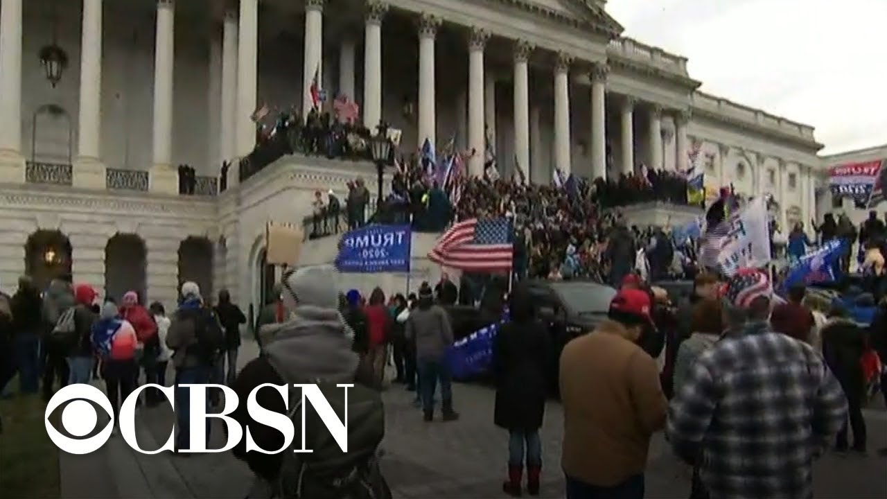 CBS News Special Report: U.S. Capitol on lockdown amid growing protests