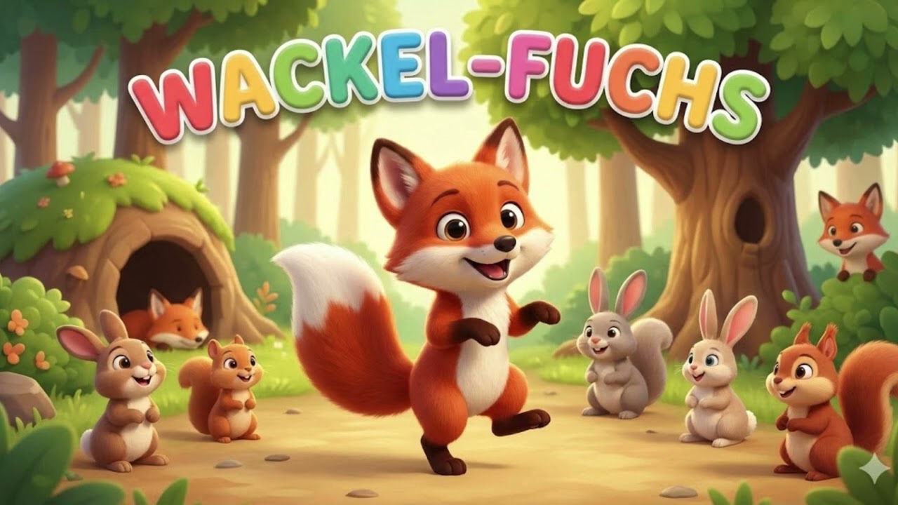 Wackel, wackel, kleiner Fuchs 🦊 Das süße Tierlied für Kinder | Kinderlieder 2026