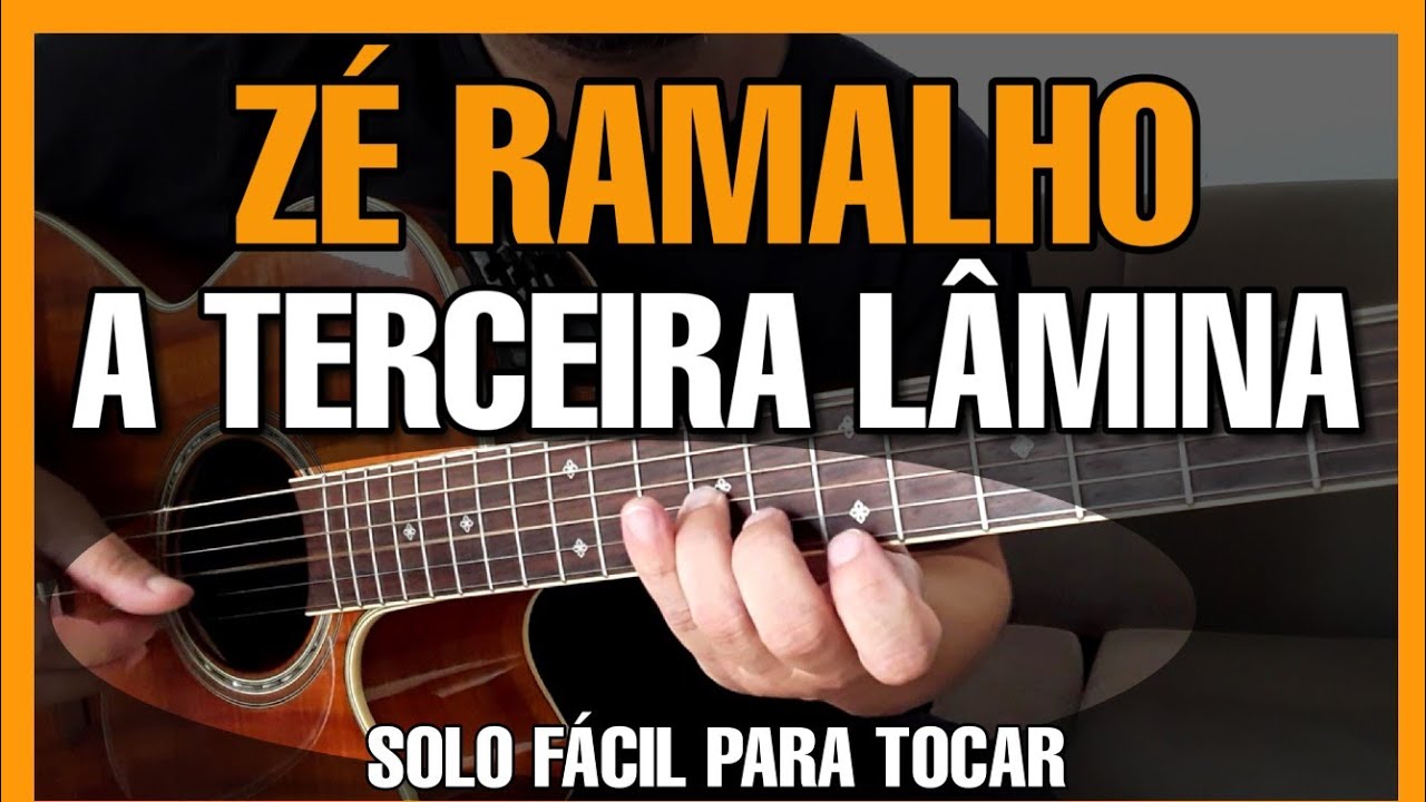 Solos Fáceis de Violão | A Terceira Lâmina | Zé Ramalho | Simplificado | Solo de Violão