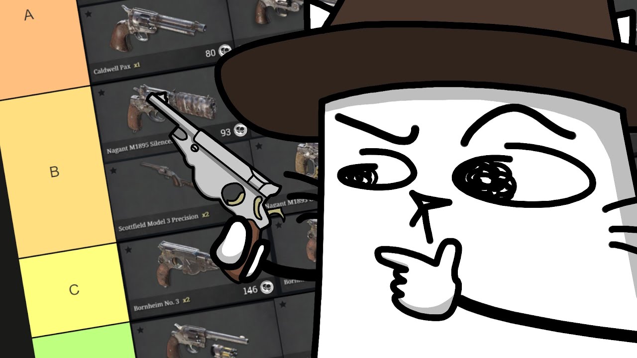 Рейтинг ВСЕХ ПИСТОЛЕТОВ в Hunt: Showdown