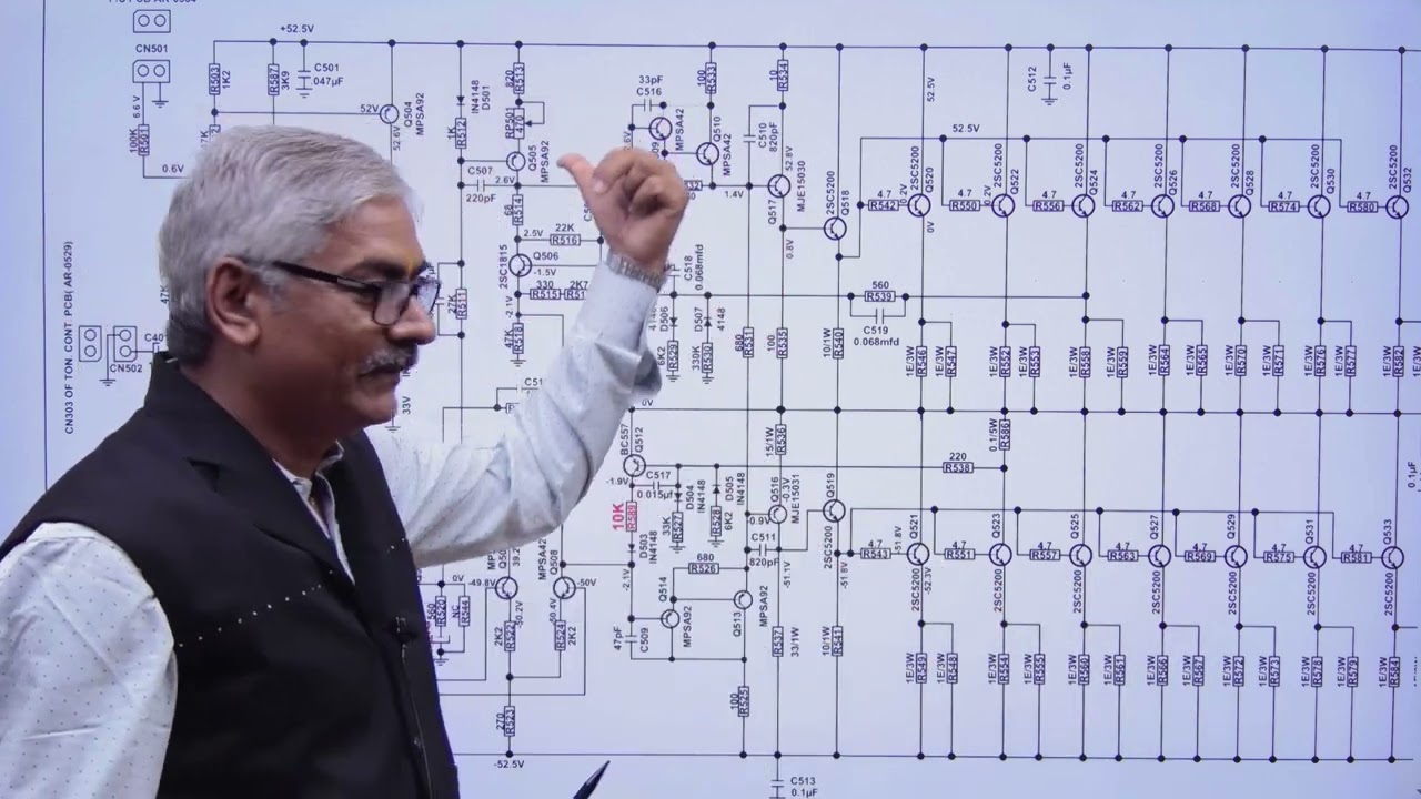 Ahuja UBA 500 part 1, driver aur output circuit diagram सरल भाषा मे जनकारी। अब रीपेयर करना हुवा असान