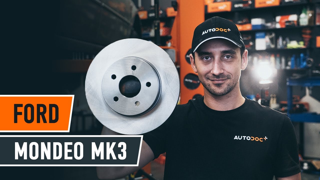 Comment remplacer des disques de frein arrière sur FORD MONDEO MK3 Berline [TUTORIEL AUTODOC]