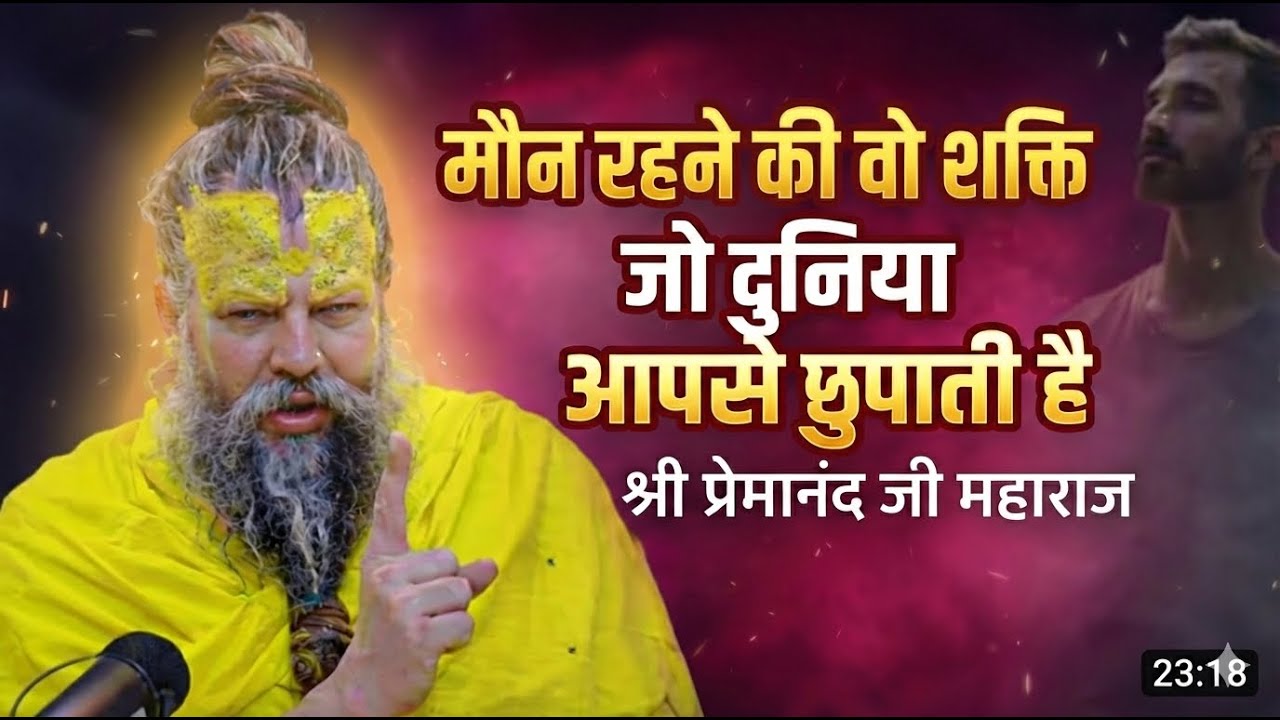 🌺🌺मौन रहने की वह अद्भुत शक्ति, जो संसार आपसे छुपाता है | श्री प्रेमानंद जी महाराज🌺🌺#viral